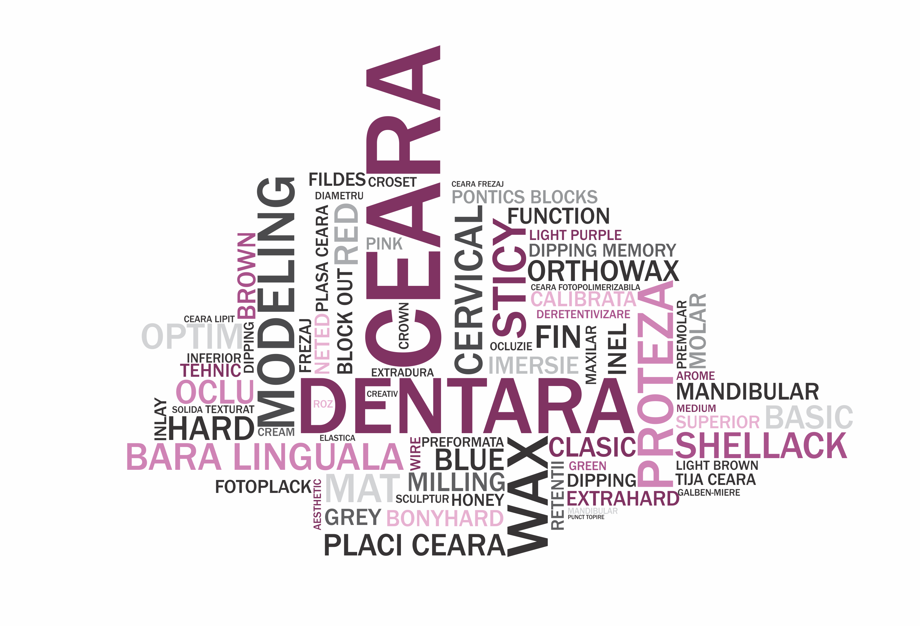 ceara dentara,bara linguala,block out,deretentivizare,modelaj,modeling,modelatfrezaj,sculptur,milling,aesthetic,crown,croset,bonyhard,inel,molar,premolar,clasic,basic,placa de baza,placi ceara,schellack,cervical,sticky,dipping,imersie,fotopolimerizabil,ocluzie,proteza dentara